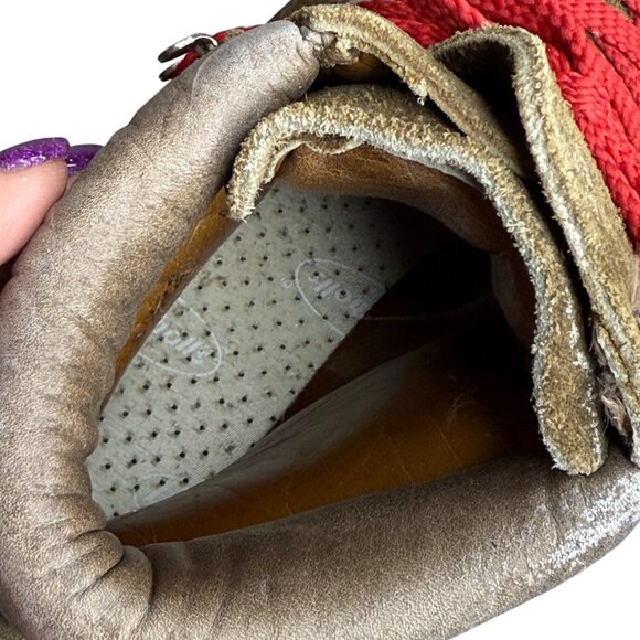 Vintage Bass Suede Leather Mountaineering Hiking Boots Womens 5.5 - Picture 6 of 8